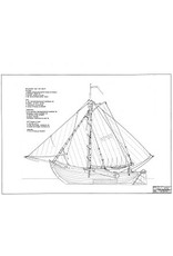 MBT Zuiderzee botter - Construction Drawing Scale 1 : 20 (10.03.003)