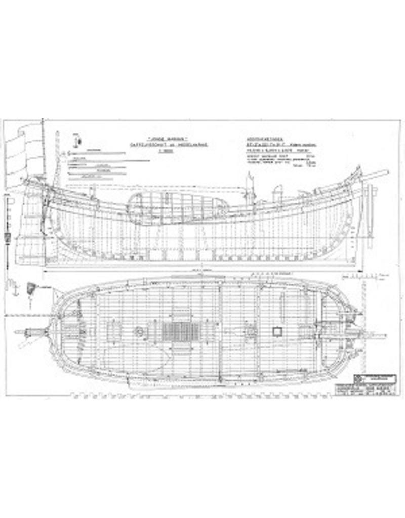 MBT 10.03.012A Gaffelfischkutter "Jonge Marinus"