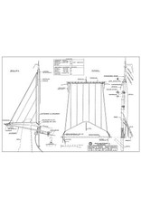 MBT Gaff-rigged fishing boat "Jonge Marinus" - Construction Drawing Scale 1 : 20 (10.03.012A)