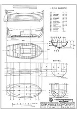 MBT Gaff-rigged fishing boat "Jonge Marinus" - Construction Drawing Scale 1 : 20 (10.03.012A)
