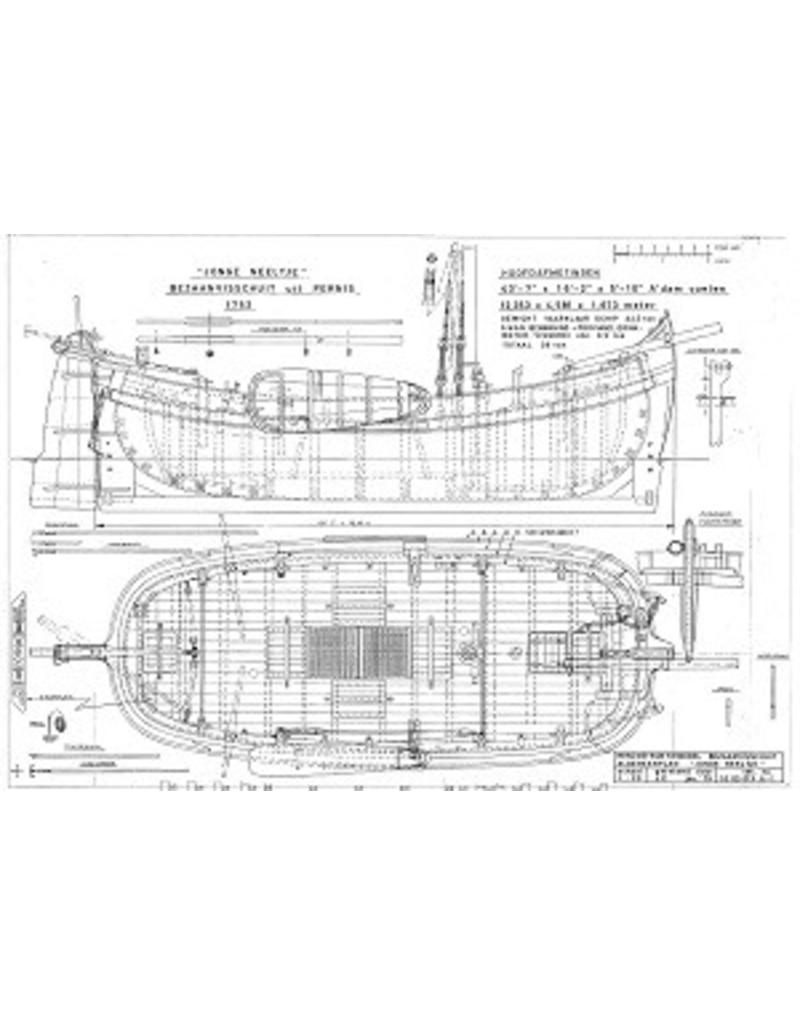 MBT Eel fishing boat "Jonge Neeltje" - Construction Drawing Scale 1 : 20 (10.03.013A)