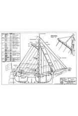 MBT Bazaan Fishing Boat "Jonge Neeltje" - Construction Drawing Scale 1 : 40 (10.03.013B)