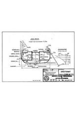MBT Bazaan Fishing Boat "Jonge Neeltje" - Construction Drawing Scale 1 : 40 (10.03.013B)