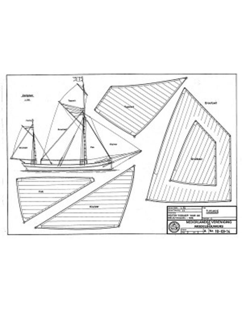 MBT 10.03.014 houten vissloep van de beugvisserij (1876)