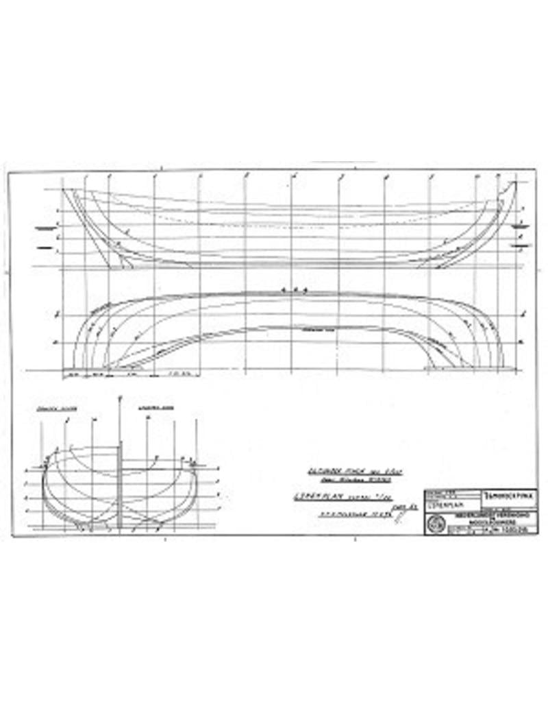 MBT Egmonder pinck (17th century) - Construction Drawing Scale 1 : 20 (10.03.015)