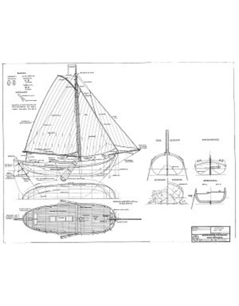 MBT 10.03.022 Noordzee botter (19e eeuw)