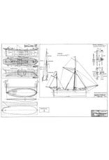 MBT Logger Sloop - Construction Drawing Scale 1 : 44 (10.03.026)