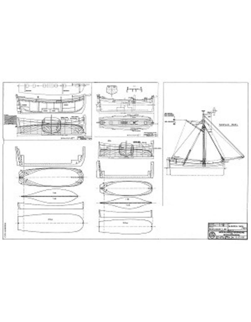 MBT Sloops (1800/1820) - Construction Drawing Scale 1 : 44 (10.03.031)