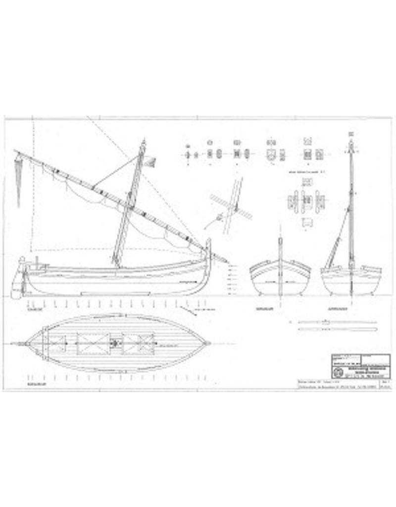 MBT 10.03.037 Barque Catalan, Fischerboot aus Languedoc und Katalonien