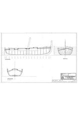MBT Barque Catalan, fishing boat from Languedoc and Catalonia - Construction Drawing Scale 1 : 28 (10.03.037)