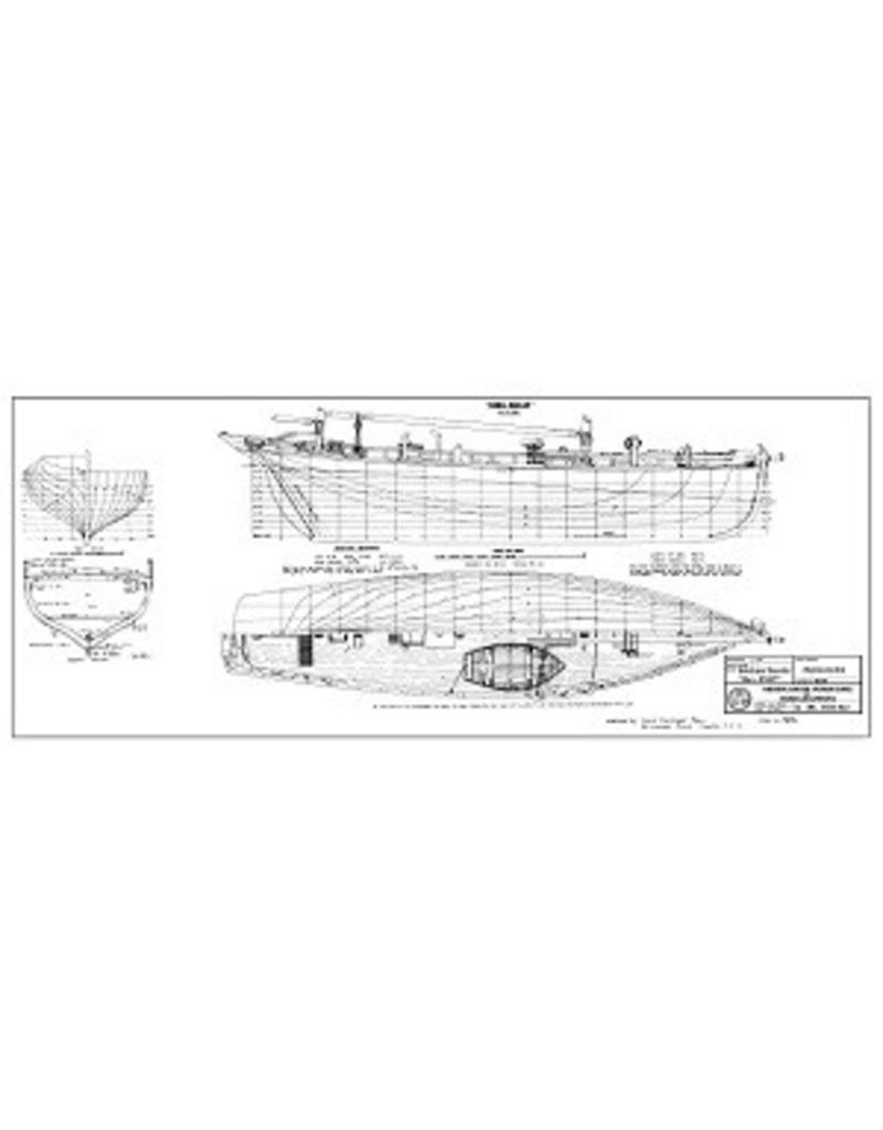 MBT Brixham trawler Ibex BM27 - Construction Drawing Scale 1 : 48 (10.03.044)