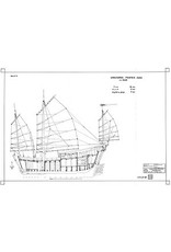 MBT Fishing Junk from Hong Kong (around 1930) - Construction Drawing Scale 1 : 33 (10.03.045)
