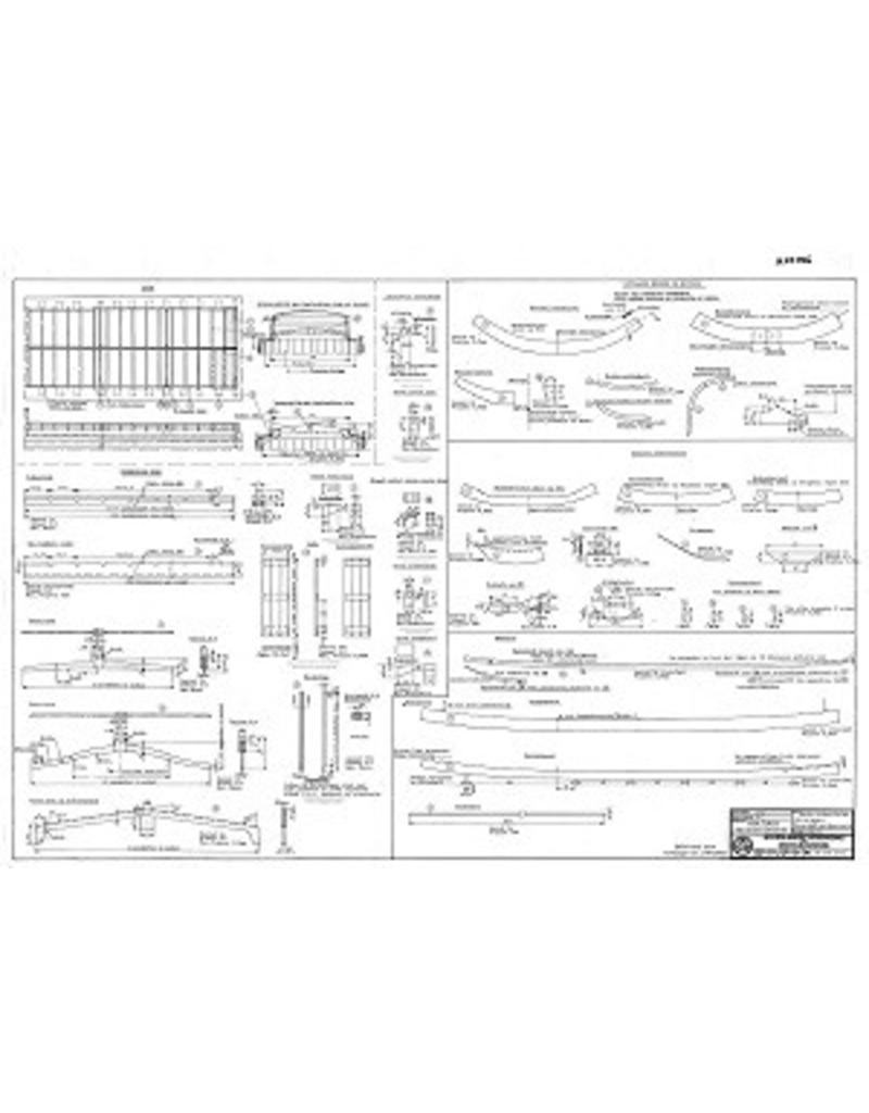 MBT Snikschuit for persons (Trekboat) (early 18th century) - Construction Drawing Scale 1 : 20 (10.05.017)