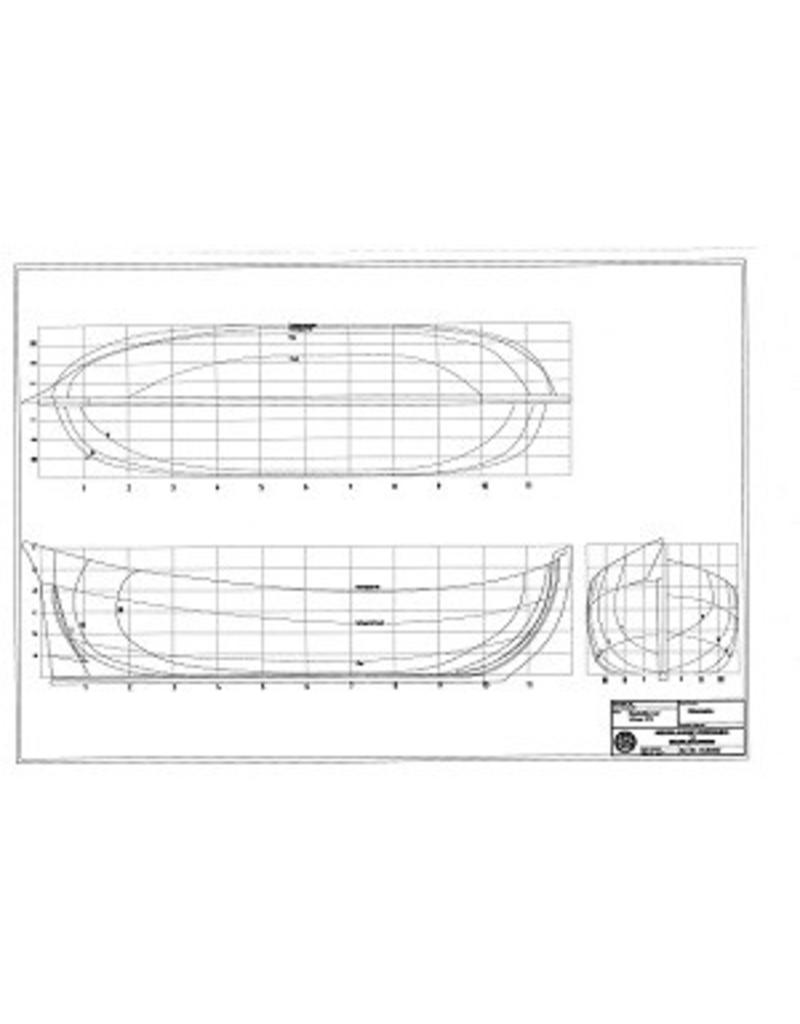 MBT Smalschip; after Witsen (171) - Construction Drawing Scale 1 : 50 (10.05.022)