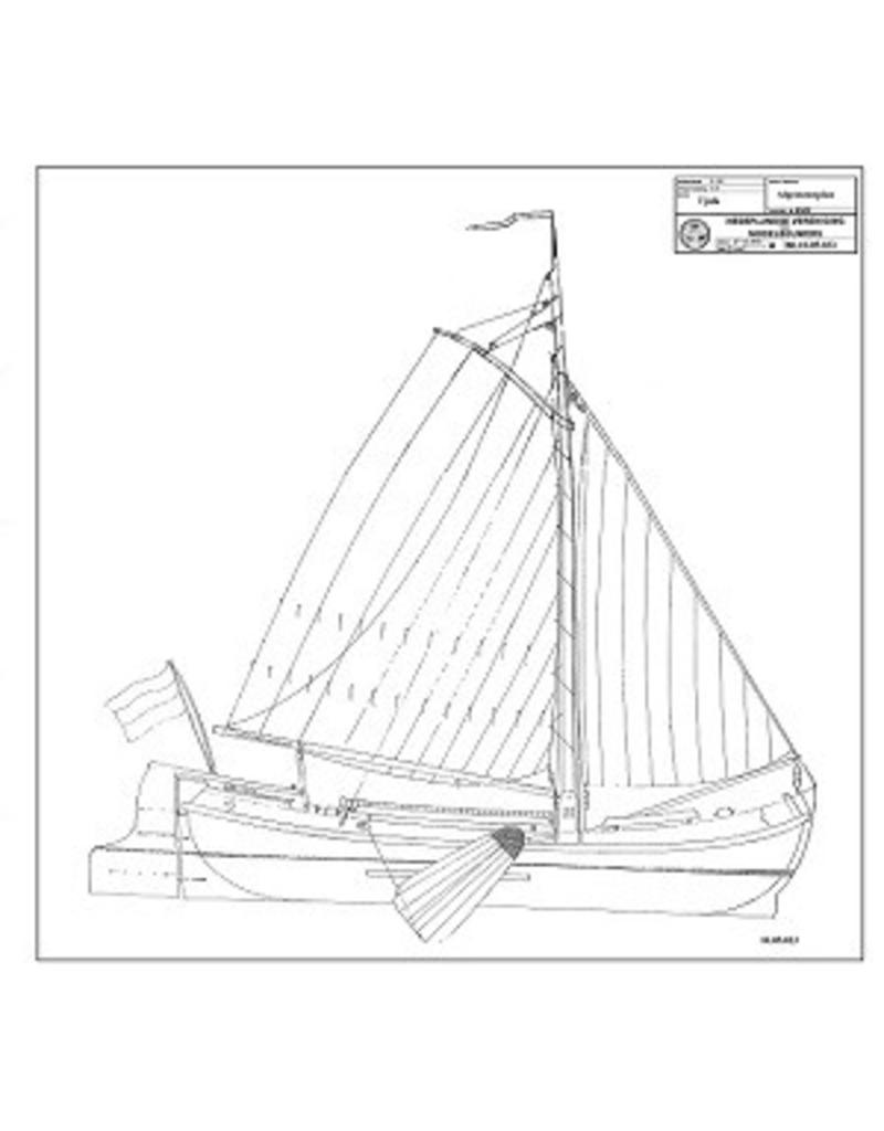 MBT Tjalk - Construction Plan Scale 1:33 (10.05.023)