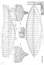 MBT Sailing Yacht "Mystère" (1942) - Construction Drawing Scale 1 : 20 (10.06.002)