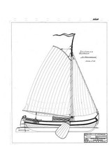 MBT Lake 'boeier' pavilion yacht "De Waakzaamheid" (1832) - Construction Drawing Scale 1 : 30 (10.06.007)