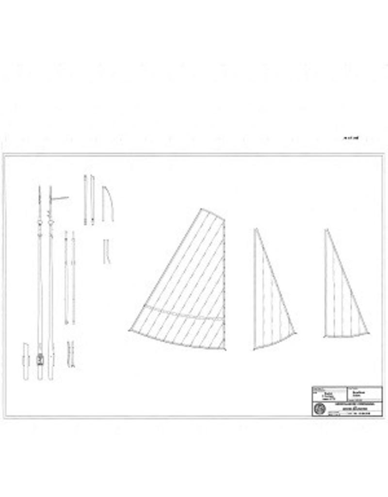 MBT Boeier "'t Fortuin" (1779) - Bouwtekening Schaal 1 : 33 (10.06.018)