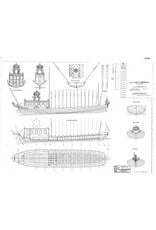 MBT Station sloop, France, (1st and 2nd Empire) - Construction Drawing Scale 1 : 25 (10.07.024)