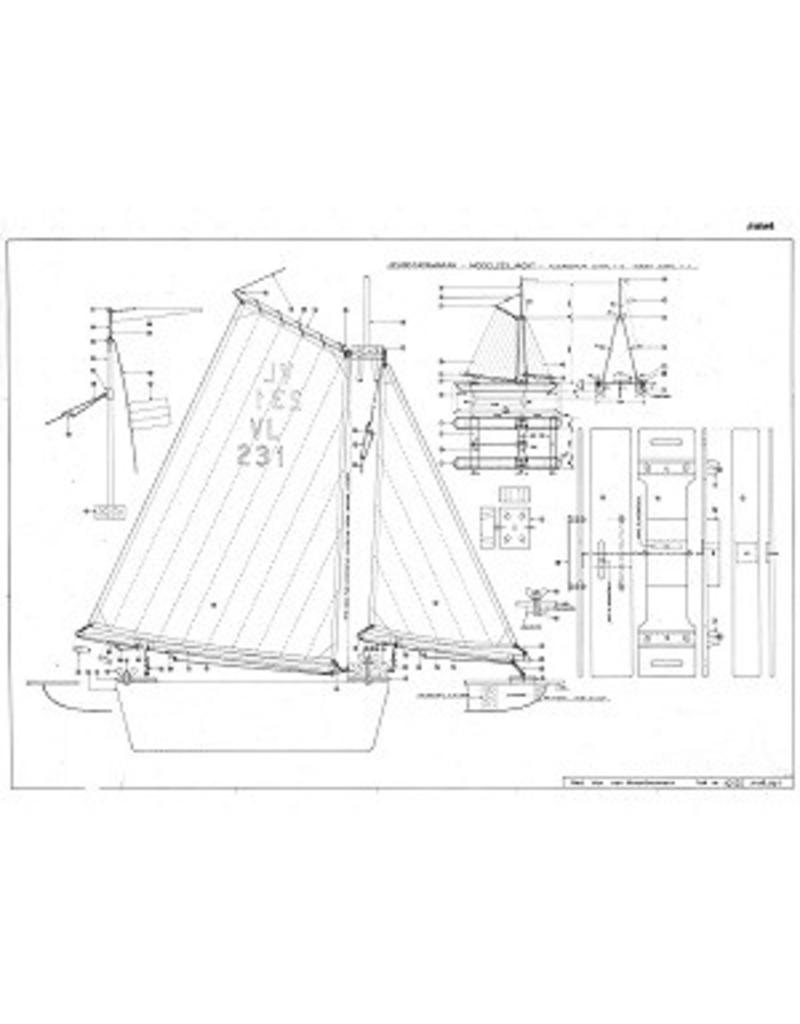 MBT 10.08.003 catamaran jeugdmodelzeiljacht