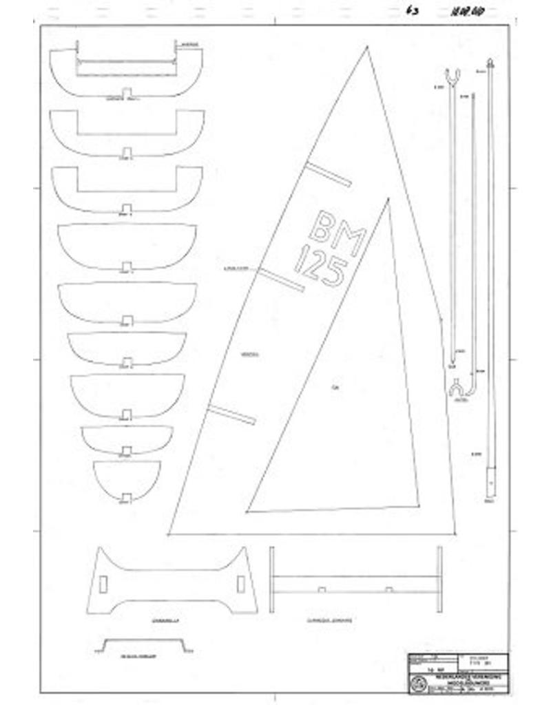 MBT B.M. class sailing yacht - Construction Drawing Scale 1 : 10 (10.08.010)