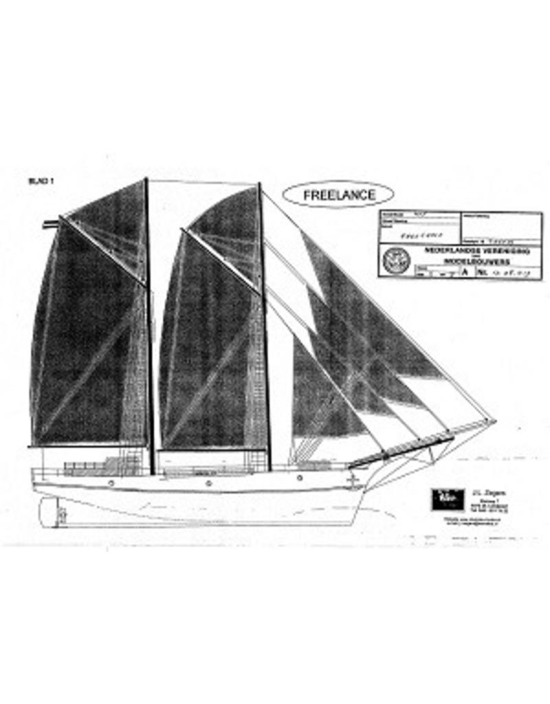 MBT 10.08.019 tweemast schoener "Freelance"