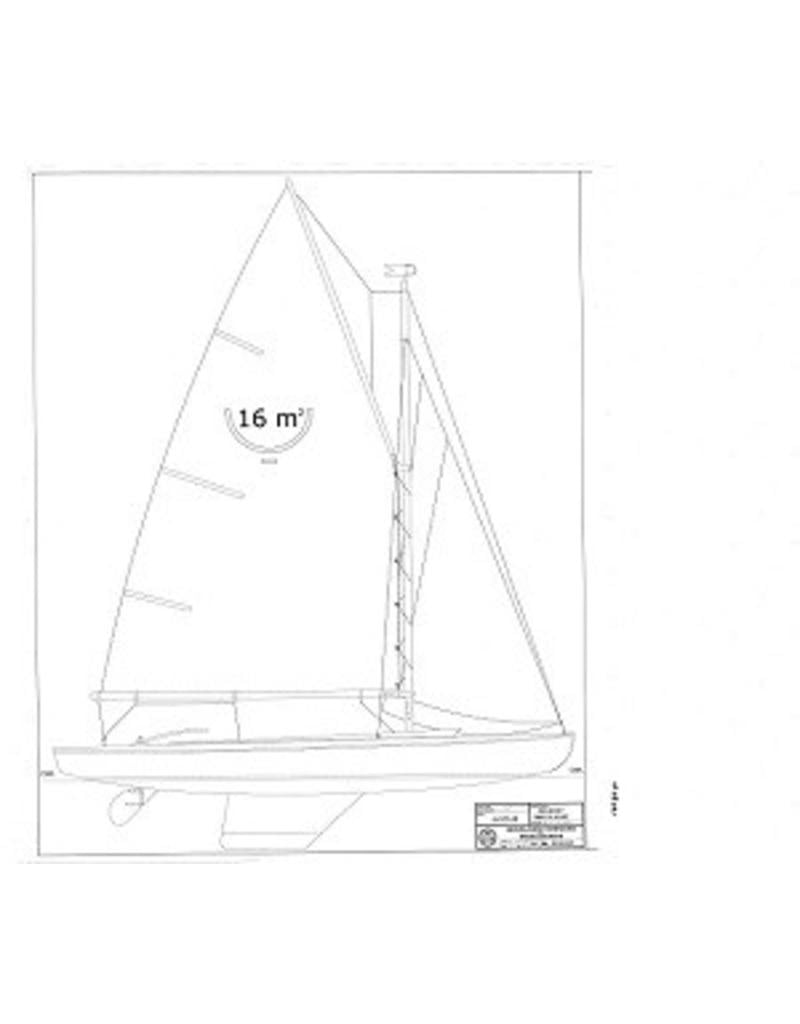 MBT 16 M2 class sailing boat - Construction drawing Scale 1 : 10 (10.08.021)