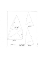 MBT CD-16 M2 class sailing boat - Construction Drawing Scale 1 : 10 (10.08.021A)