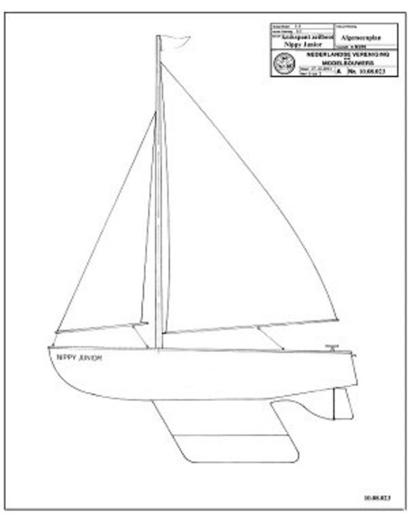 MBT 10.08.023 knikspant zeilboot" Nippy Junior"