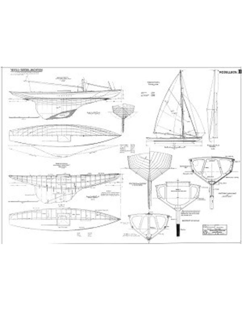 MBT 10.08.027 Modell Knickspant-Segelyacht Seestern