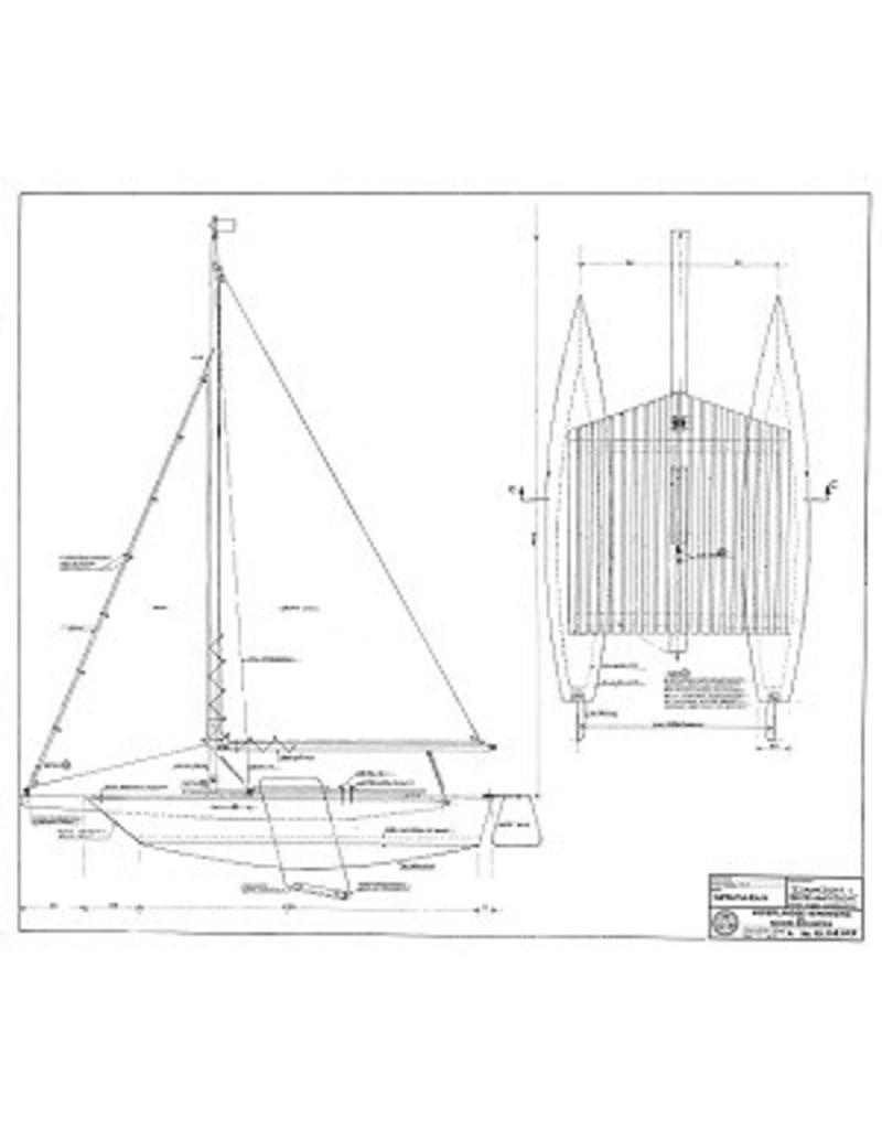 MBT Catamaran sailboat - Construction drawing Scale 1 : N/A (10.08.029)