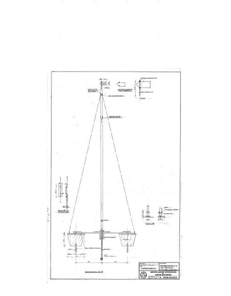 MBT Catamaran sailboat - Construction drawing Scale 1 : N/A (10.08.029)