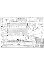 MBT Passenger ship SS "Rotterdam" (1956) - HAL - Construction drawing Scale 1:250 (10.10.008)