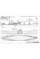 MBT Cargo-passenger ship ms "Willem van Oranje" (1953) - Oranjelijn - Construction Drawing Scale 1 : 200 (10.10.010)