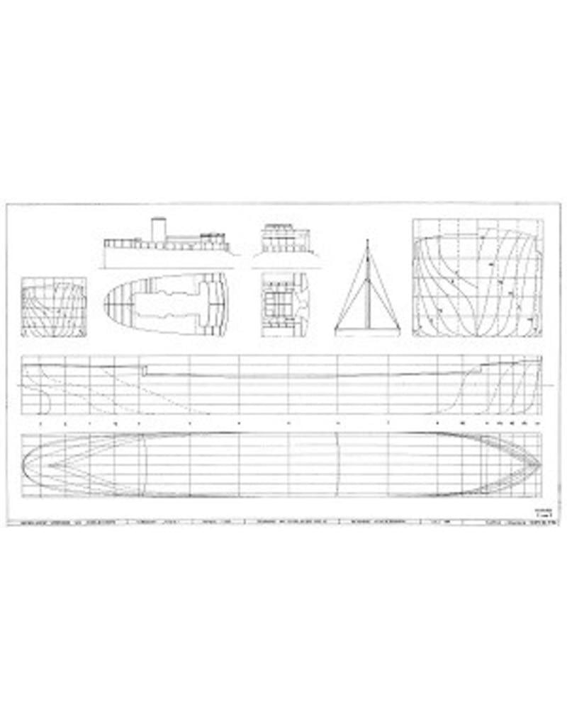 MBT Tanker ss "Tibia" (1939) - Shell - Construction Drawing Scale 1 : 200 (10.10.026)