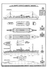 MBT Passenger ship ms "Yapeyu" (1951), "Alberto Dodero", "Maipu" - Flota Arg. De Nav. Ultramar - Building Drawing Scale 1 : 500 (10.10.038)