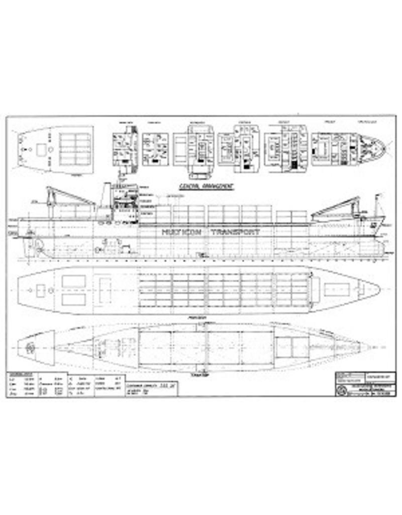 MBT Container ship - Construction Drawing Scale 1 : 200 (10.10.059)