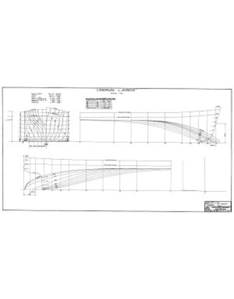 MBT Tanker ss "Kosicia" (1957) - Shell - Construction Drawing Scale 1 : 100 (10.10.060)