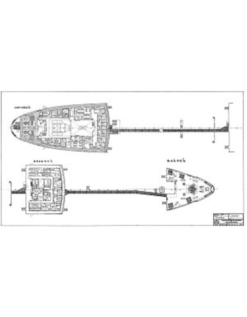 MBT Tanker ss "Kosicia" (1957) - Shell - Construction Drawing Scale 1 : 100 (10.10.060)