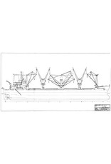 MBT Cargo ship MS "NedLloyd Bahrain" (1977) - Nedlloyd; "N. Baltimore", "N. Bangkok" - Construction plan Scale 1 : 200 (10.10.061)