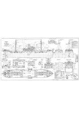 MBT Steam Cargo Ship - Construction Drawing Scale 1 : 100 (10.10.064)