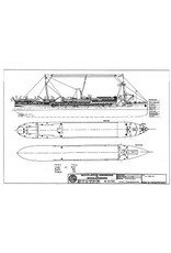 MBT Passenger ship SS "Sibajak" (1928) - Rotterdam Lloyd - Construction drawing Scale 1:500 (10.10.106)