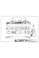 MBT Cargo Pass. SS "Tjibadak" (1929) - KJCPL - Construction Drawing Scale 1:500 (10.10.107)