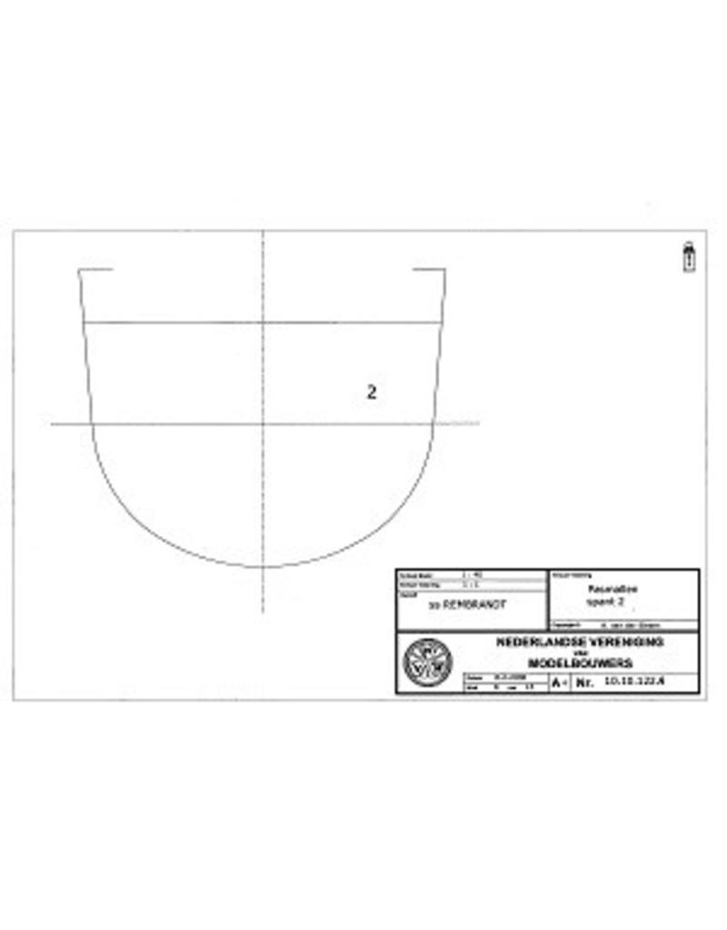MBT 10.10.122/A ss. "Rembrandt" - 1856 (KNSM) - Bauhilfsmittel