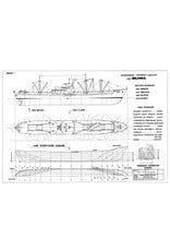 MBT Cargo ship ms "Oliwa", "Ortowo", "Olkusz", "Ojcow" - Construction drawing Scale 1 : 100 (10.10.124)
