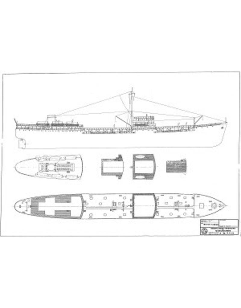MBT Tanker (1937) - Construction Drawing Scale 1 : 200 (10.10.125)