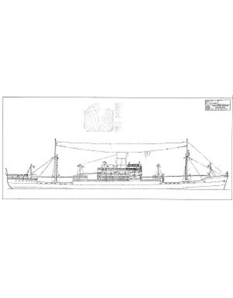 MBT 10.10.126 Frachtschiff ms "Polydorus" (1952) - Ned. Stoomvaart Mij Oceaan