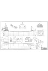 MBT Cargo ship ms "Maria Smits" (1972) - M. Smits - Construction Drawing Scale 1 : 100 (10.10.128)