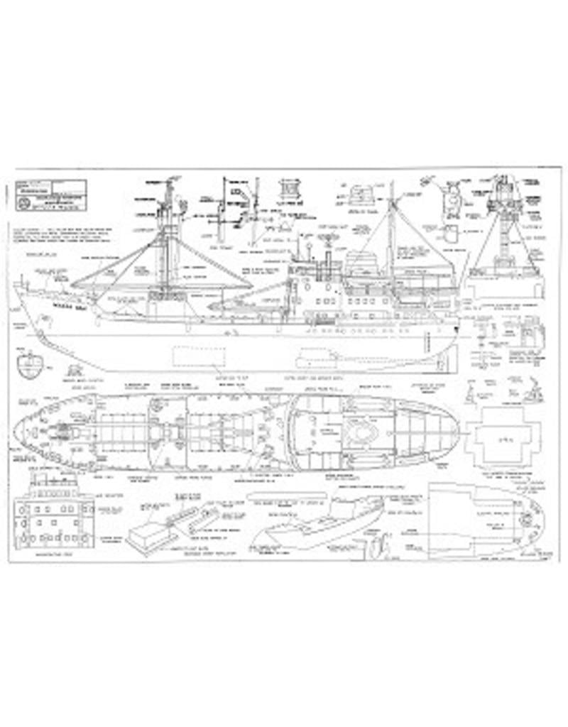 MBT Cargo ship MS "Magga Dan" (1959) - J. Lauritzen Lines - Construction drawing Scale 1:100 (10.10.132)