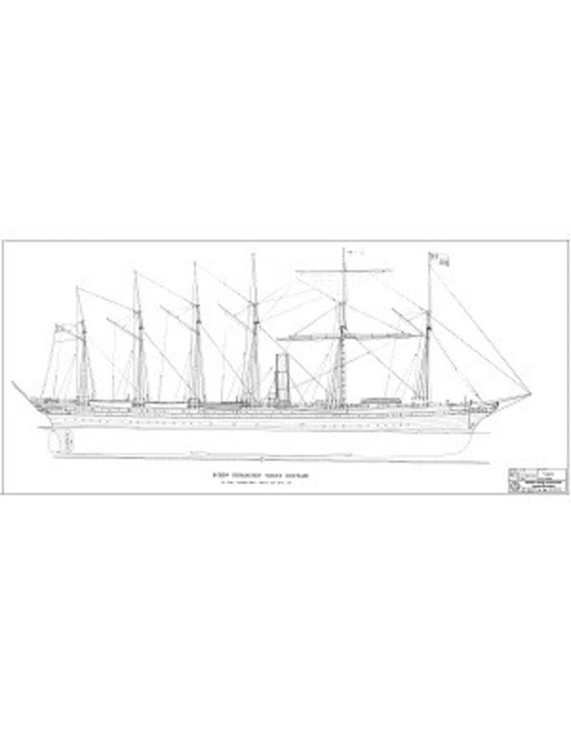 MBT Screw steamship ss "Great Britain" (1843) - Construction Drawing Scale 1 : 96 (10.10.133)
